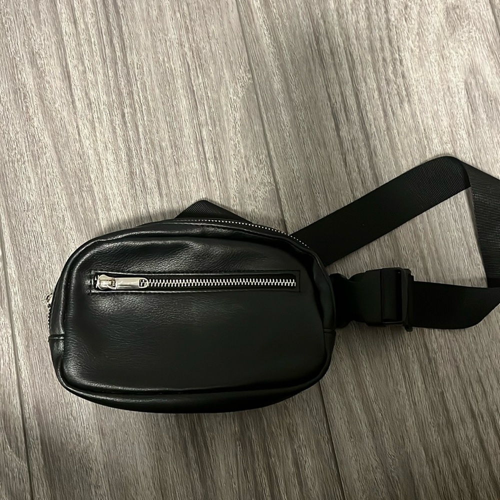 Pleather belt bag